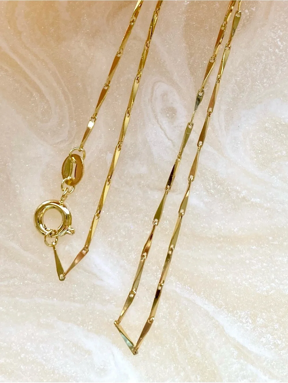 Gold Figaro-Style Necklace